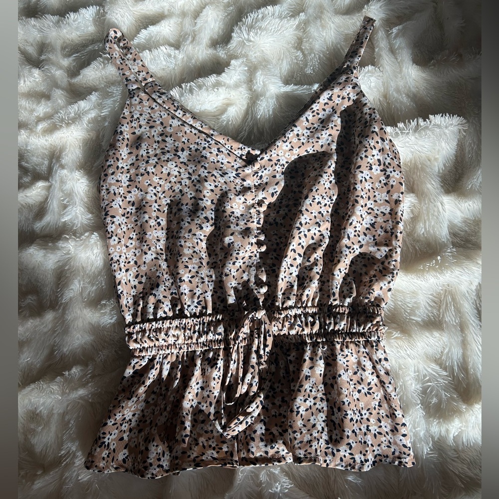 Sienna Sky Floral Print Sleeveless Top